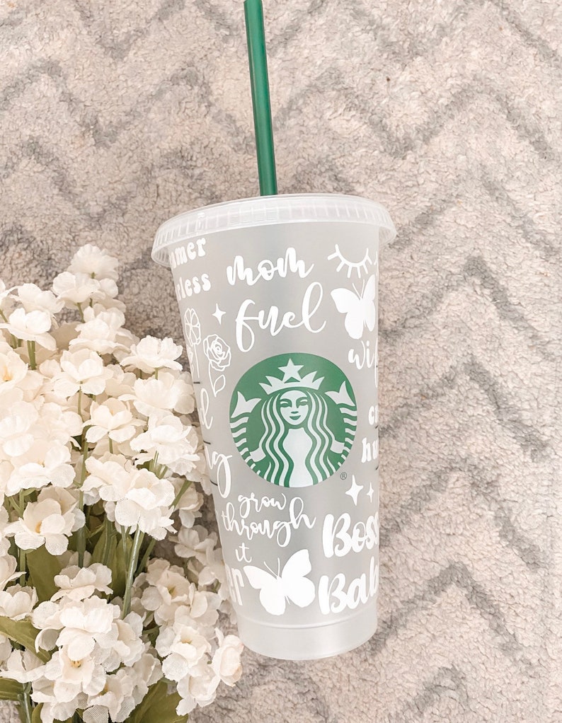 Coffee Cup Mother\u2019s Day Gift Personalized Starbucks Cup Small Business Owner Starbucks Cup Mom Starbucks Cup