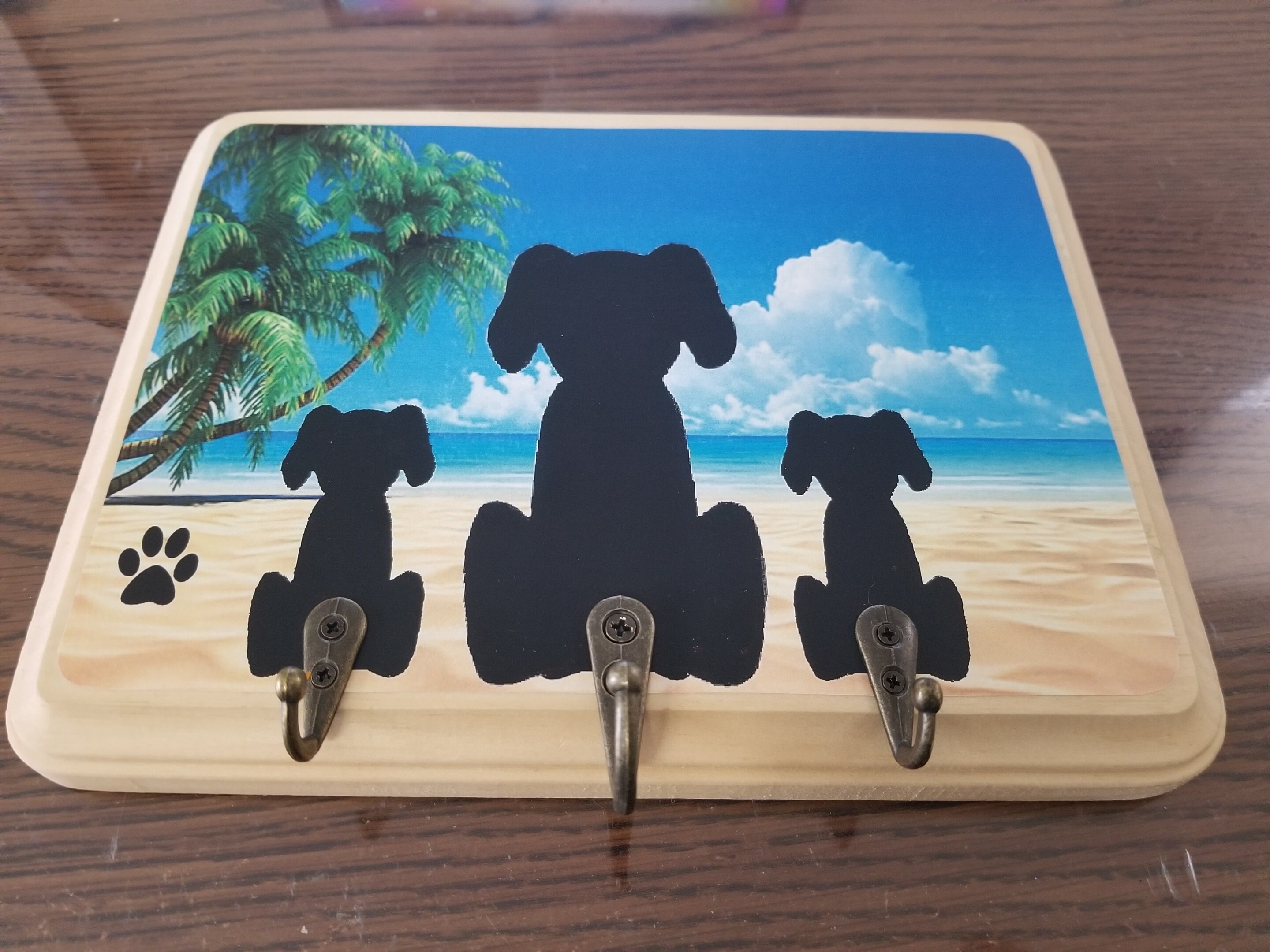 dog leash wall mount