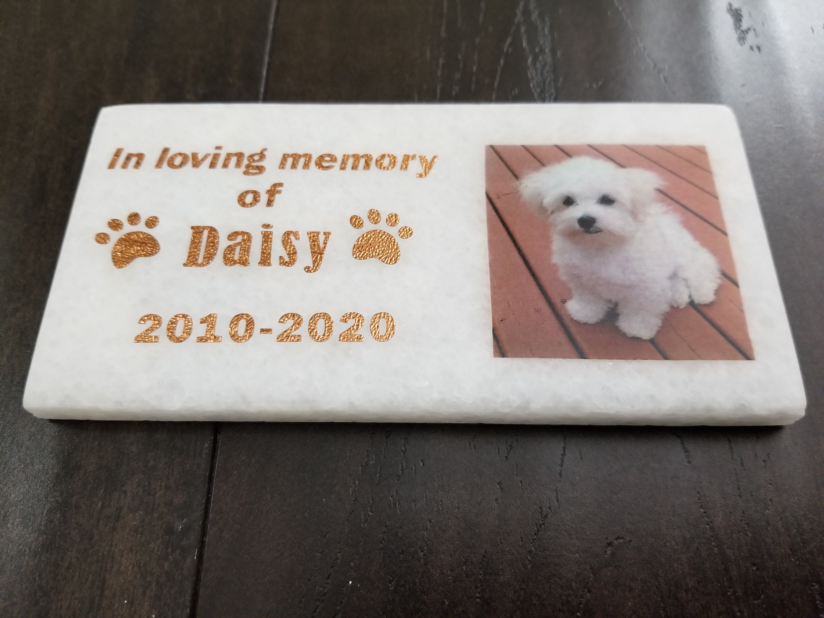 Pet Headstone Tombstone Grave Marker Monument Dog Stone Etsy