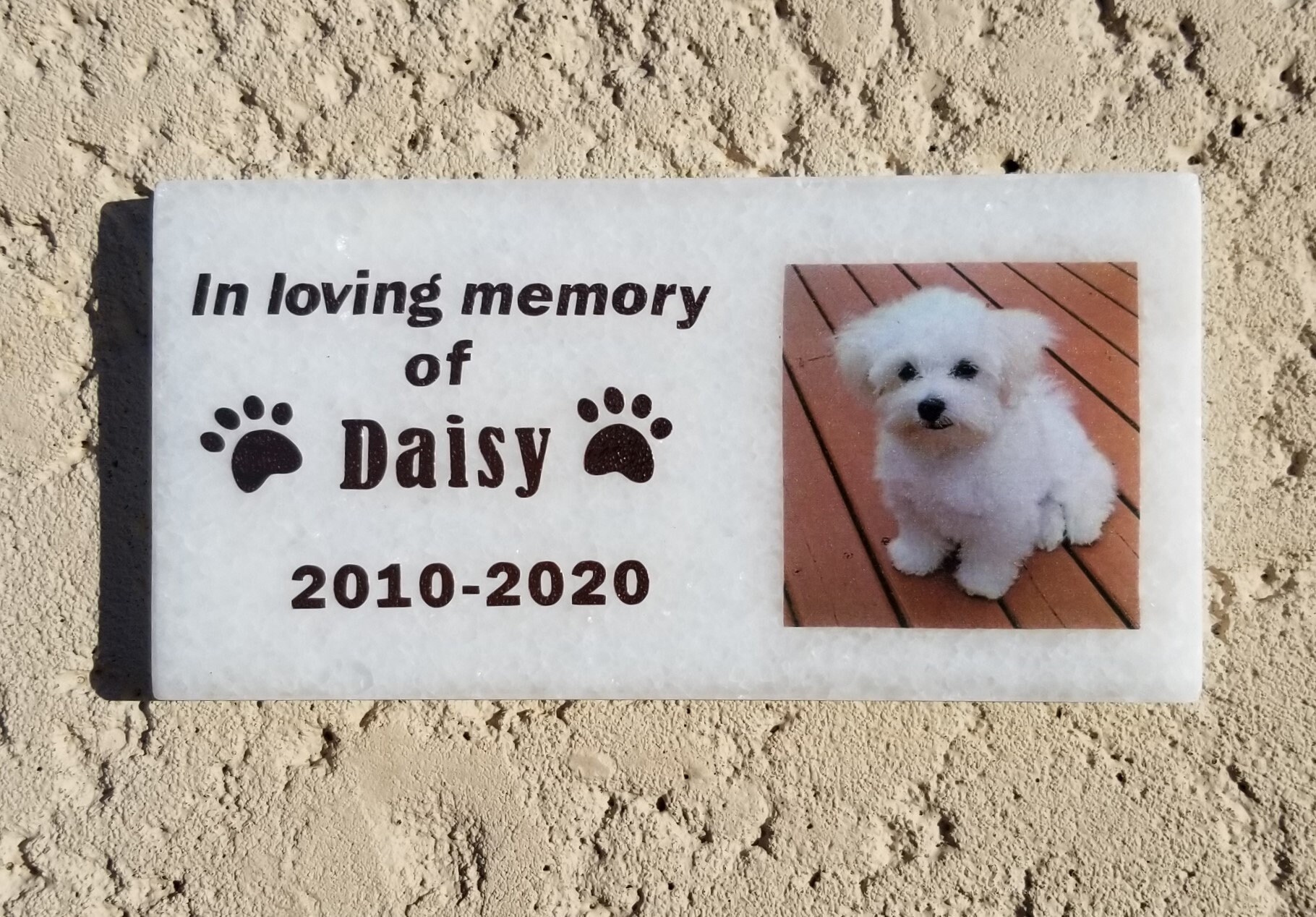 Pet Headstone Tombstone Grave Marker Monument Dog stone Etsy