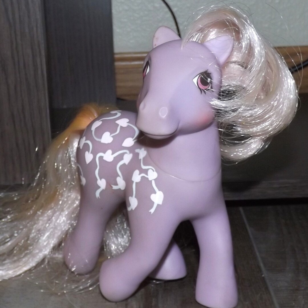 MLP My Little Pony Love Melody Hearts Ribbon Twice as Fancy 1987 Hasbro ...
