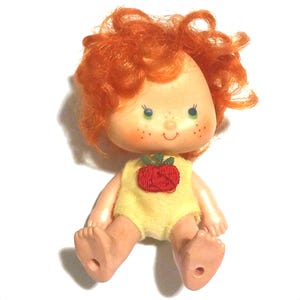 Baby Apple Dumplin 1979 Kenner Strawberry Shortcake Doll Toy Vintage 80s Collectible Collector Incomplete Clothes Outfit 1980s Posable