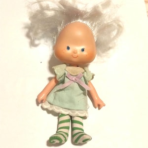 Original Angel Cake Doll Strawberry Shortcake 1979 Kenner Toy Vintage 80s Collectible Collector Incomplete Clothes 1980s White Hair Dress