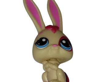 Bunny Rabbit #171 Littlest Pet Shop LPS collectible Vintage Authentic Collector 2000s music trinket