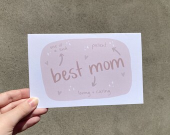 Best Mom Card: Mother's Day Card, Birthday Card, Birthday Card For Mom, Happy Birthday Card, Birthday Cards, Happy Mothers Day, Mothers Day