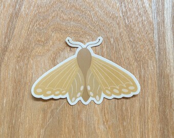 Moth Sticker | Butterfly Sticker | Durable Vinyl | Die-Cut Vinyl Sticker | Weatherproof Sticker | Laptop Sticker | Hydroflask Sticker | Yeti