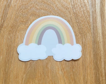 Rainbow Sticker | Rainbow | Durable Vinyl | Die-Cut Vinyl Sticker | Weatherproof Sticker | Laptop Sticker | Hydroflask Sticker | Yeti