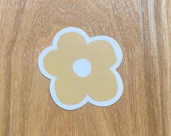 Flower Power Sticker | Floral Sticker | Durable Vinyl | Die-Cut Vinyl Sticker | Weatherproof Sticker | Laptop Sticker | Hydroflask Sticker