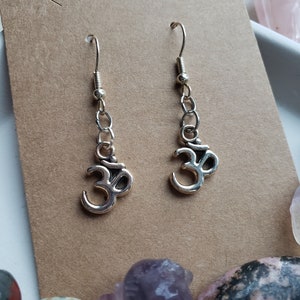 Om Earrings | Meditation Jewelry | Om | Yoga Earrings | Om Symbol