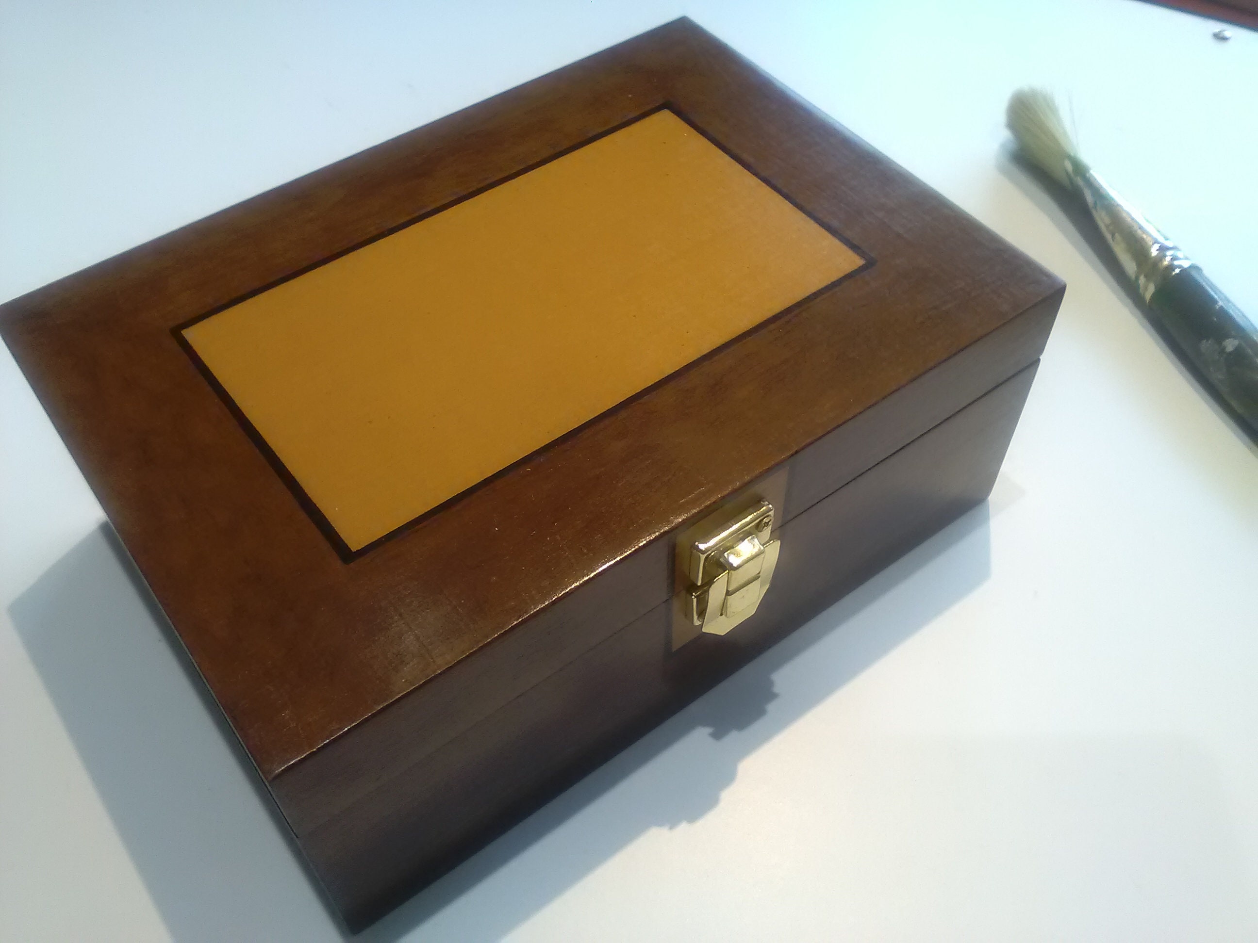 Coffret Bois. Boite à Bijoux. Thé