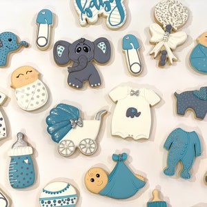 Baby Shower Cookies - Set of 12