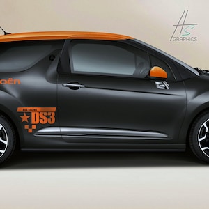 X2 Stickers for Citroen DS3, Adhesive Decal Side Vinyl Sticker - Etsy UK