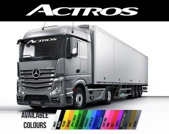 Decal for Actros Mercedes Benz Lorry Truck Windscreen Sticker Decal Cab Window