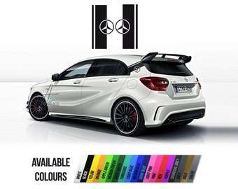 Side stripes for Mercedes Benz W176 A Class A45 AMG Vinyl Decals Stickers