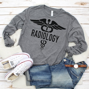 Unisex Long Sleeve Radiology Shirt - XRay Long Sleeve Shirt - Ct Tech Long Sleeve - MRI Tech Long Sleeve - Ultrasound Long Sleeve Shirt
