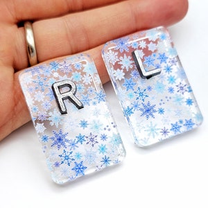 Snowflake Xray Markers - Winter X-Ray Markers - Christmas Markers - Holiday Xray Markers - Radiology Markers - Xray Markers with Initials