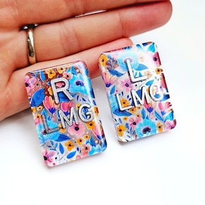 Spring Floral Xray Markers - Beautiful Xray Markers - Clear Xray Markers with Initials - Xray Tech Gift - Xray Student - Radiology Markers
