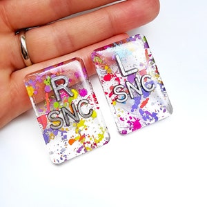 Colorful Splash Xray Markers - Fun X-Ray Markers, Radiology Marker Set, Gift for X-Ray Tech, Radiology Gift, Cute Xray Markers with Initials