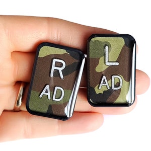 Camo X-Ray Marker Set - Camouflage Xray marker - Rad Tech Week - Xray Marker for Men - Xray Marker with Initials - Radiology Markers