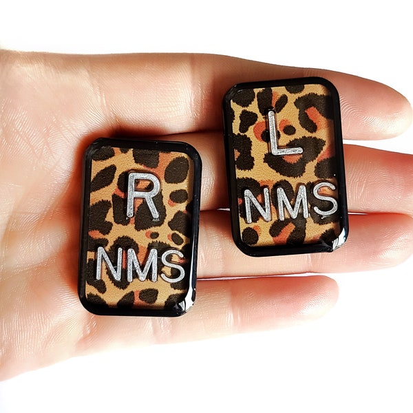 Cheetah X-Ray Marker Set - Animal Pattern Xray marker -Rad Tech Gift - Xray Marker - Xray Marker with Initials - Radiology Markers