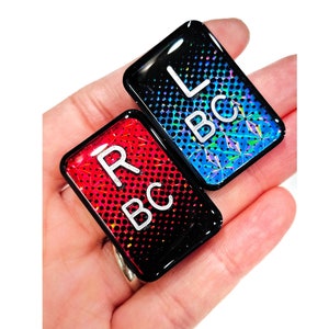 Vertical Gradient X-ray Markers - Rad Tech Gift - Unique X-Ray Markers - X-Ray Markers - Xray Markers with Initials - Glitter X-Ray Marker
