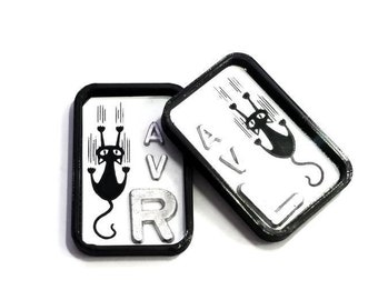 Scratchy Cat X-ray Markers - Rad Tech Gift - Cute Cat X-Ray Markers - X-Ray Marker - Xray Markers with Initials - Glitter XRay Marker