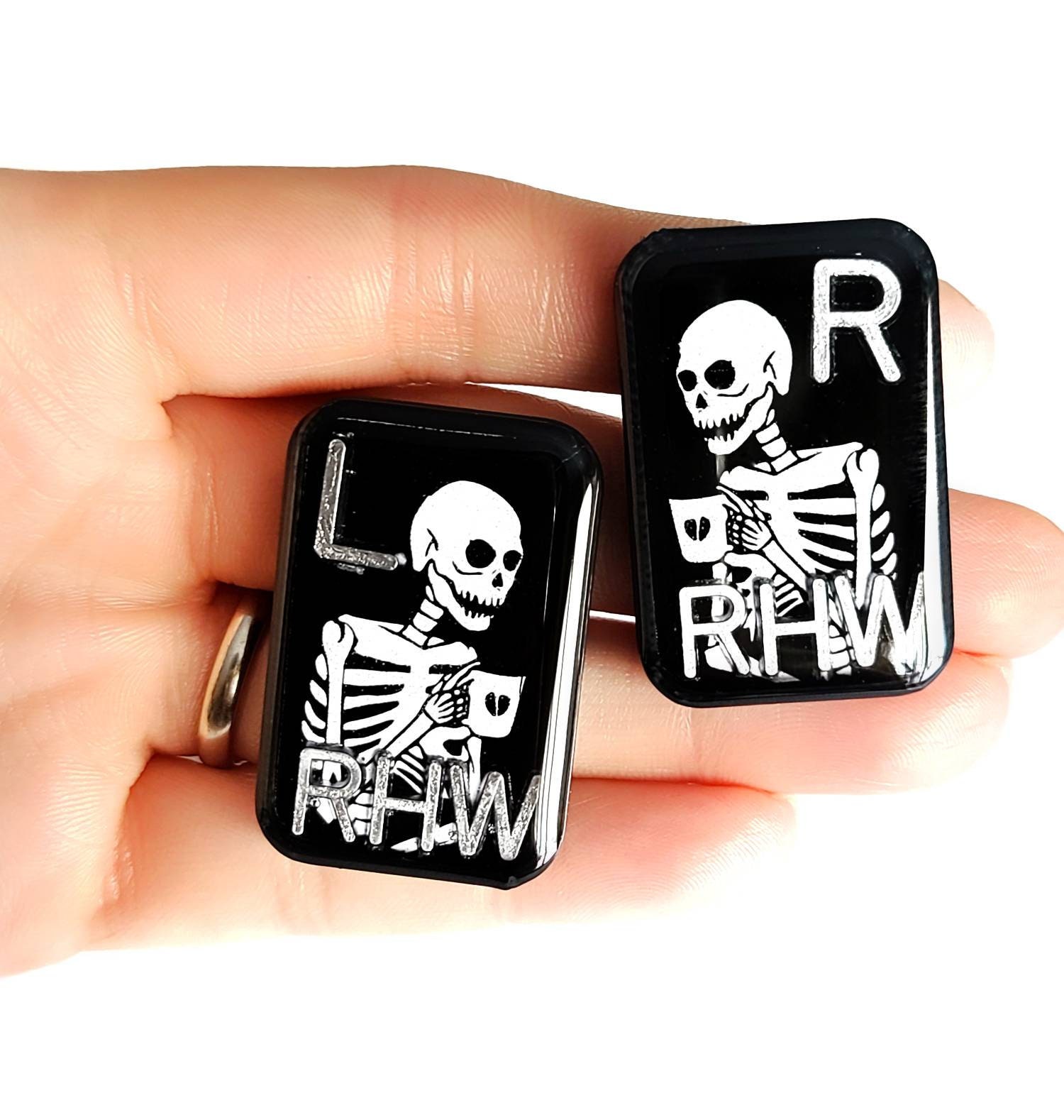 Coffee Skeleton X-ray Marker Set Coffeexray Markers With Initials