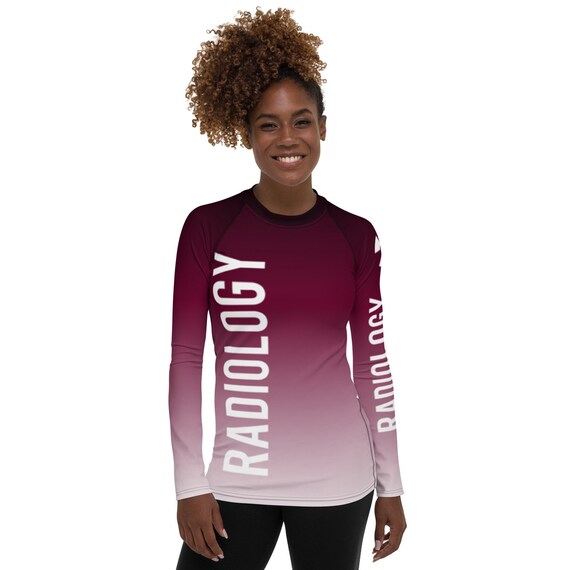 ombre long sleeve shirt women's