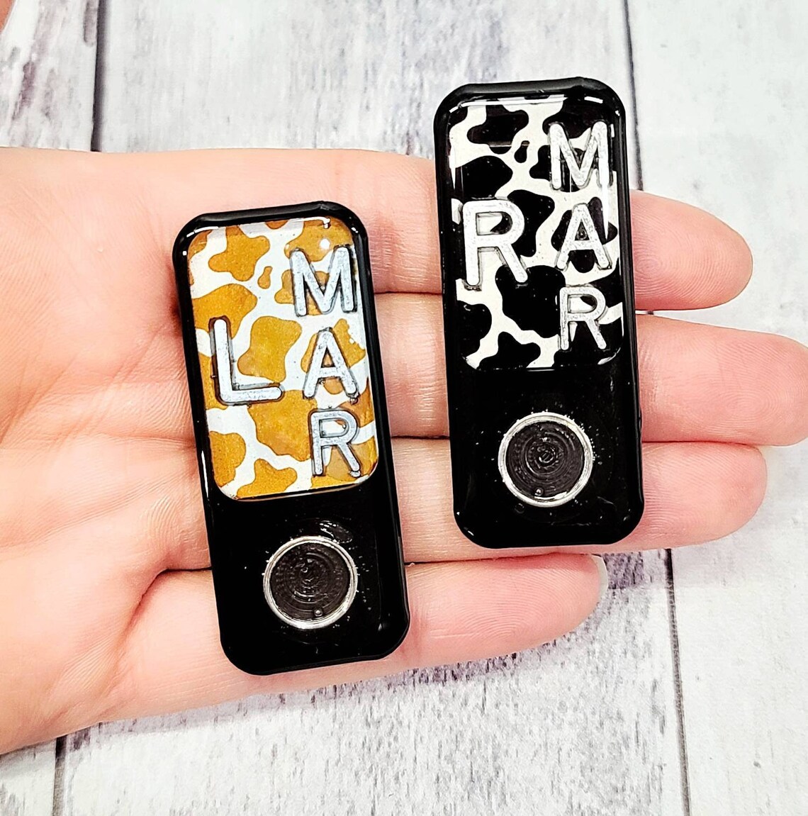 Cow Print BB Xray Markers Positioning Beads Xray Markers Etsy