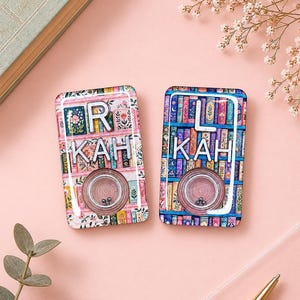 Floral Book BB Xray Markers - Book Xray Markers - Book Shelves Xray Markers with Initials - Xray Tech Gift - Xray Student - Acrylic Markers