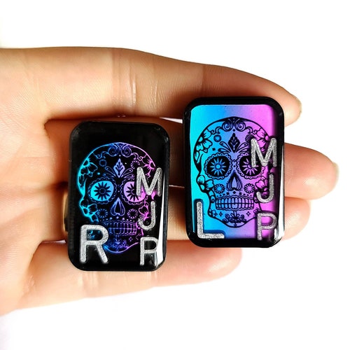 Rainbow Sugar Skull Xray Markers Colorful Xray Markers With Etsy