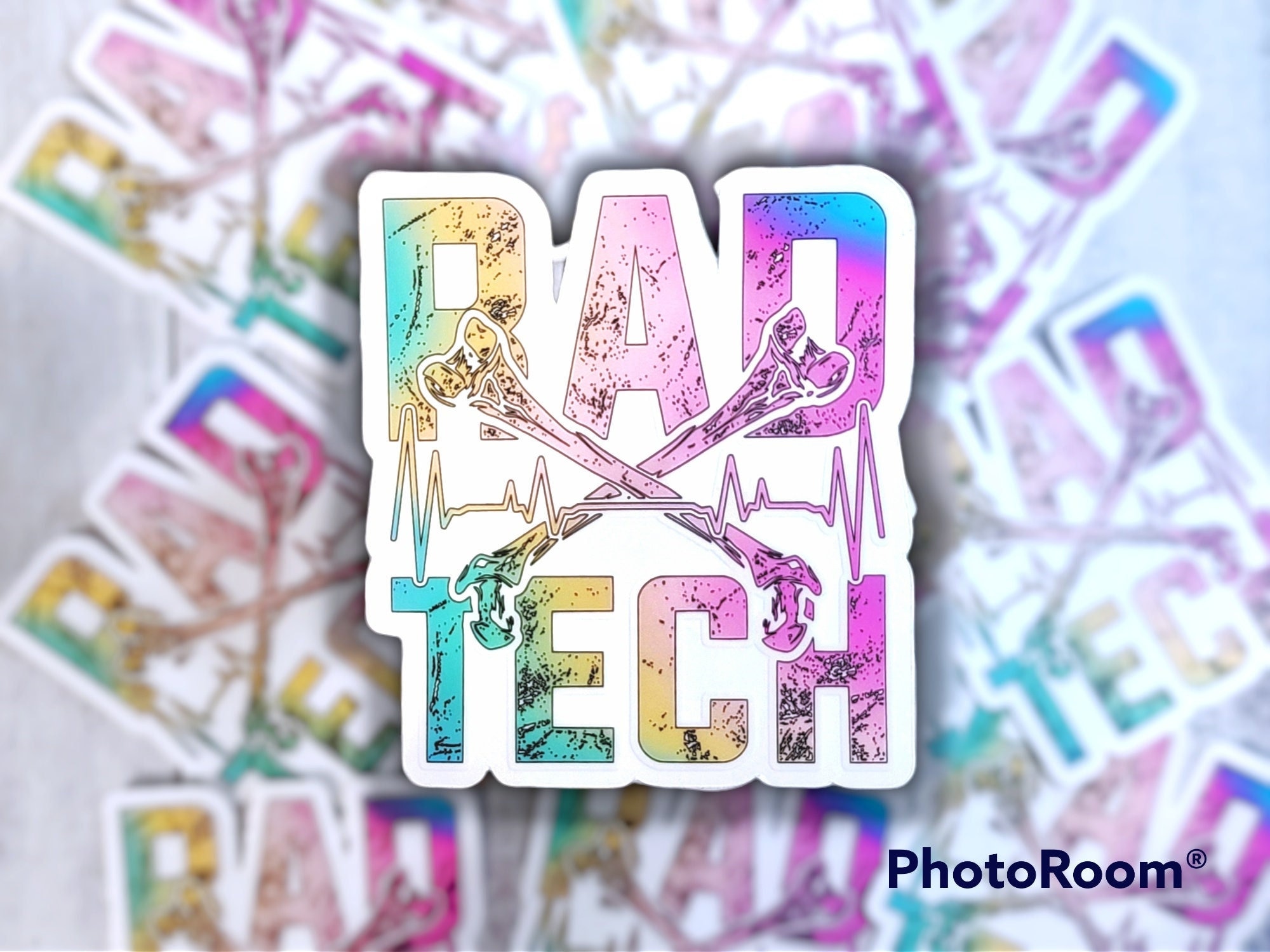 Rad Tech Sticker File Rad Tech Clear Sticker - Xray Sticker - Ekg Sticker - Tumbler Sticker ...