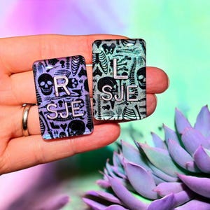 Shimmer Glitter Anatomy Bones Xray Markers - Anatomy X-Ray Markers, Radiology Marker Set, Skeleton Xray Markers with Initials