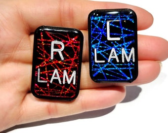 Geometric Xray Markers - Rad Tech Gift - Laser Line XRay Markers - Rad Tech Xray Marker - Xray Markers with Initials - Glitter X-Ray Markers