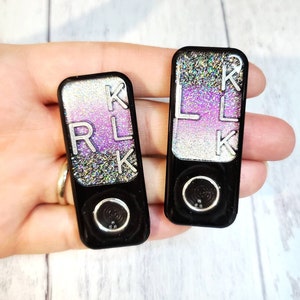 Purple Glitter Ombre BB Xray Markers - BB Xray Marker Set - Position Markers - Xray Marker with BB - Xray Marker with beads - Xray Tech Gift