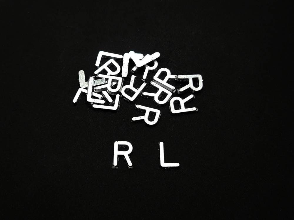 Set of 10 R and L Lead Letters for Xray Markers Unmounted Etsy