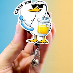 Cuff 'em Badge Reel- Funny Badge Reel - Nurse Badge Reel - Er Nurse Badge - CNA Badge Reel - MA Badge Reel - Silly Goose Badge Holder, Cute image 8