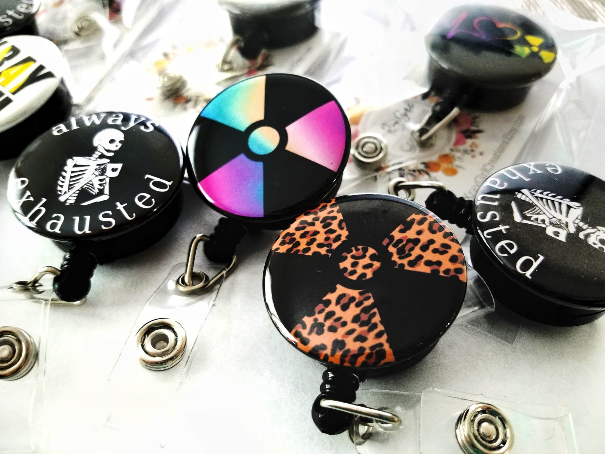 MRI Safe Badge Reel Mri Tech Badge Holder Non Etsy