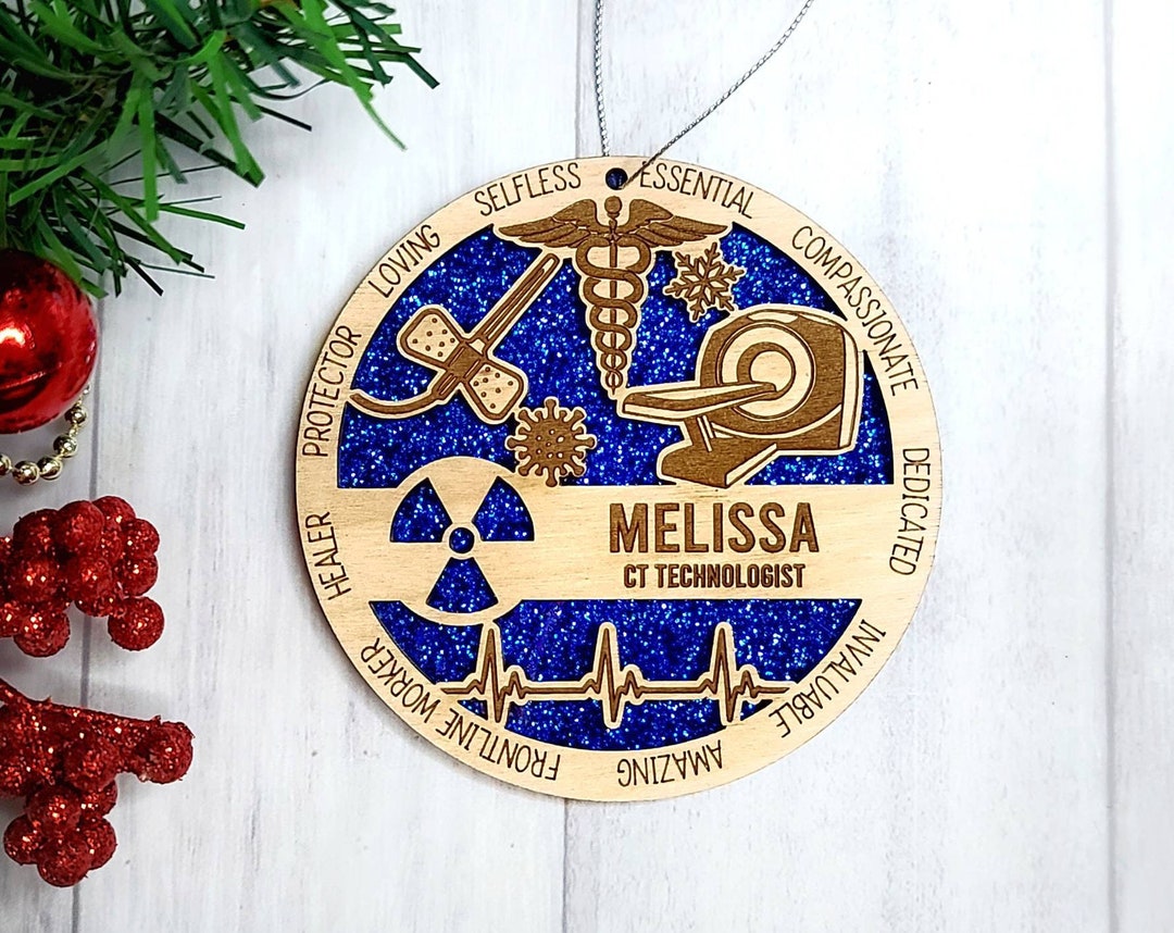 CT Tech Ornament CT Christmas Ornament Radiology Ornament Etsy