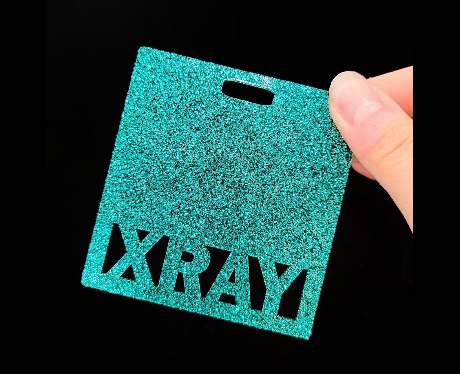 Teal Glitter Marker Parker Xray Marker Holder Acrylic Etsy