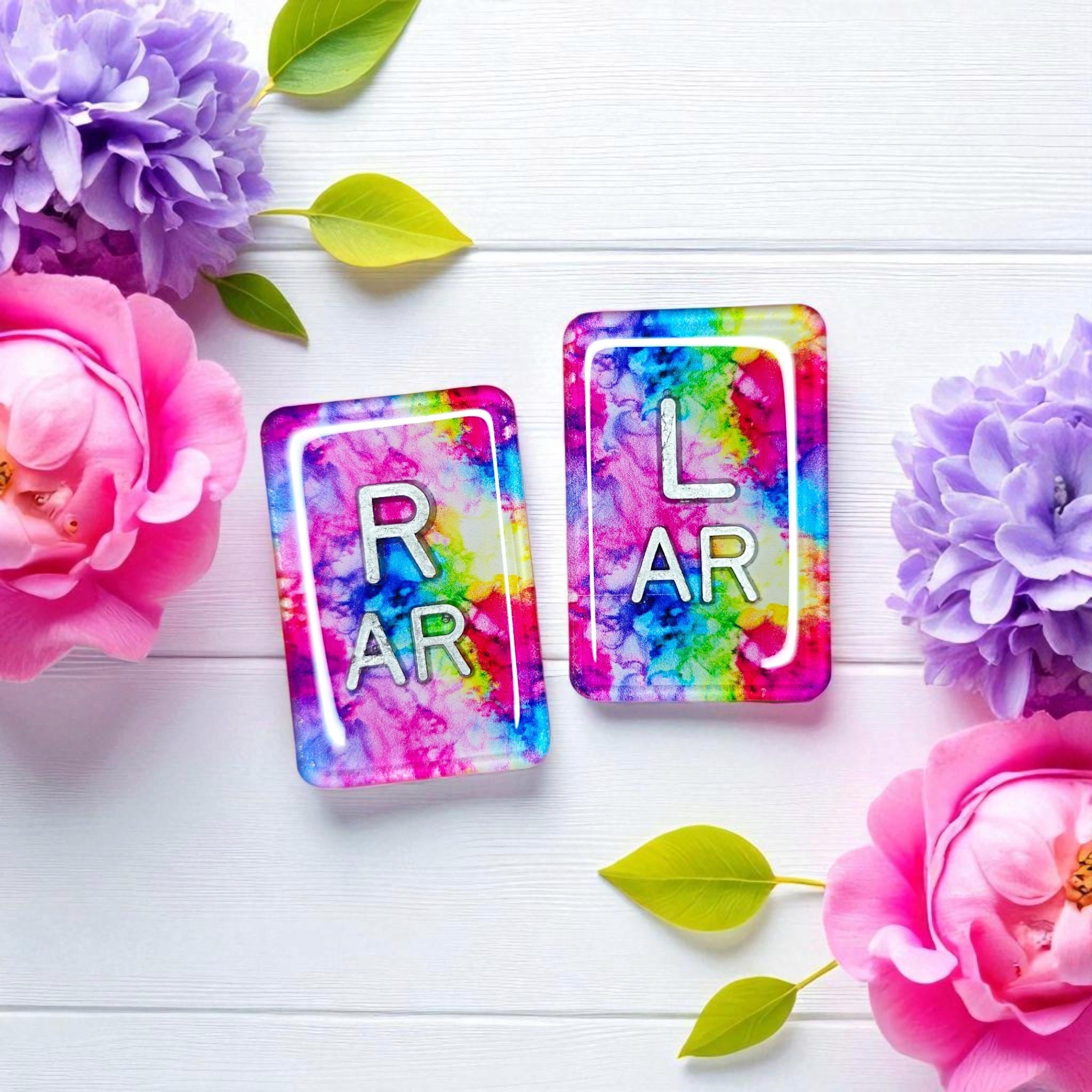 Rainbow Color Splash Xray Markers - Abstract X-Ray Markers - Radiology Marker Set - Gift for X-Ray Tech - Radiology Gift, Xray Tech