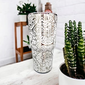 Hidden Swear Word Tumbler - Swear Word Mandala Tumbler - Funny Tumbler, Best Friend Gift, Funny Christmas Gift, Funny Birthday Gift image 3