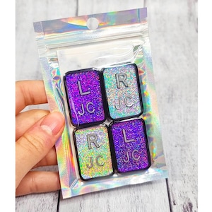 Two Sets Black Border X-ray Markers -  Radiographic Markers - Glitter X-Ray Markers - Rad Tech Markers - Radiology X-Ray Markers