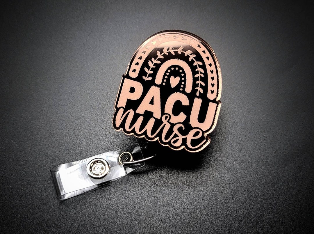 Pacu Badge Reel Pacu Nurse Badge Reel Pacu Nurse Gift Nurse
