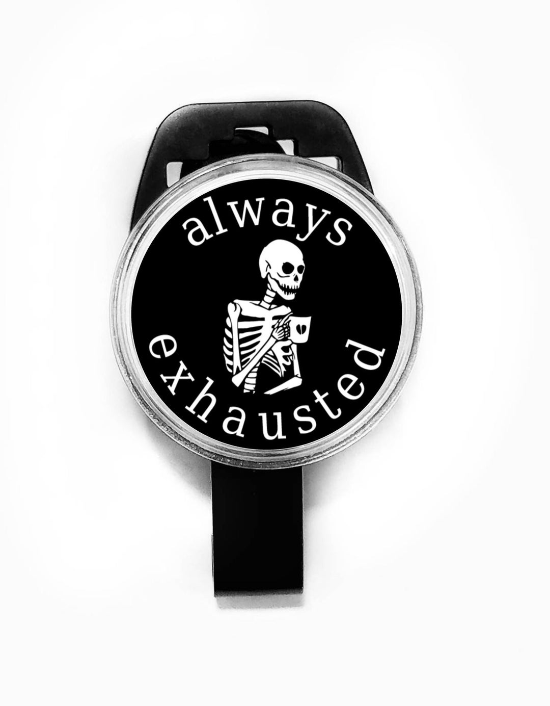 MRI Safe Badge Reel Always Exhausted Badge Holder Non Badge