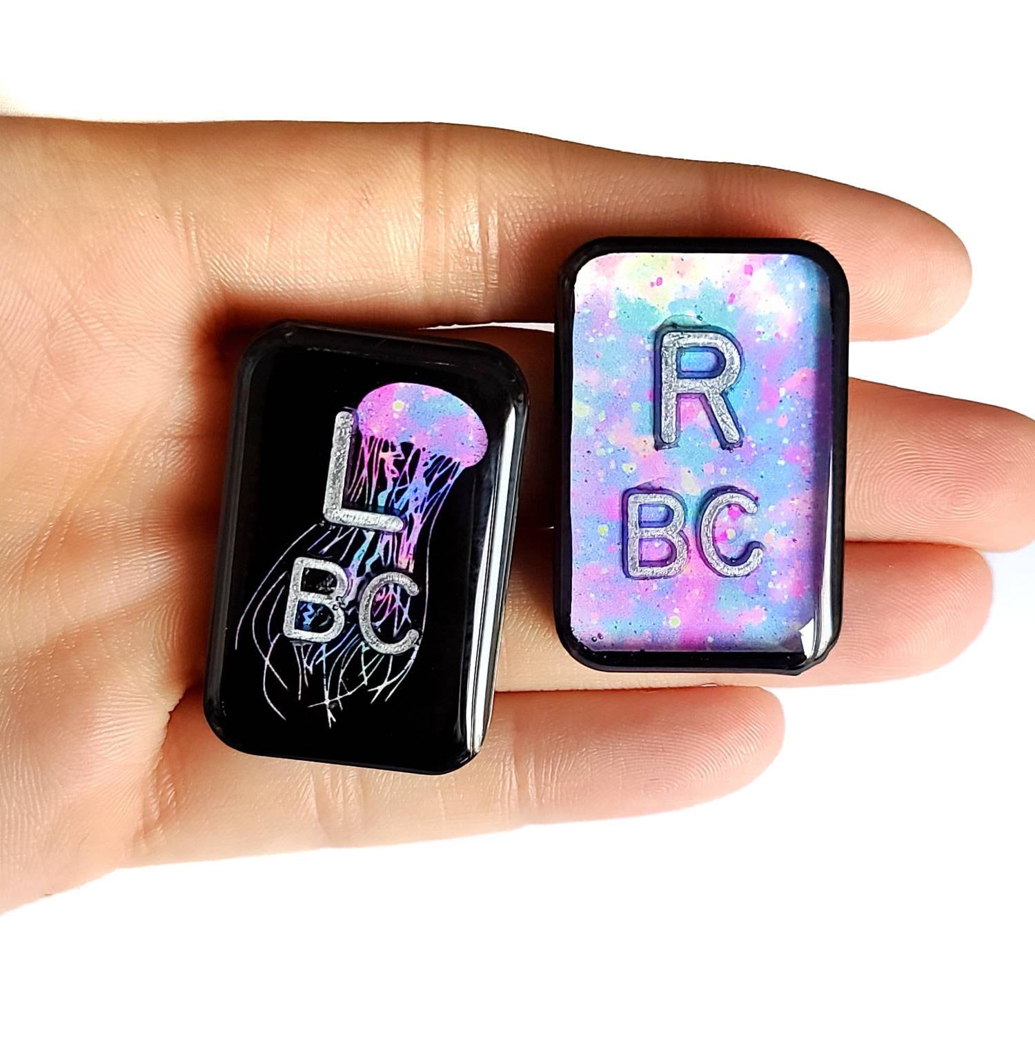 Jellyfish X-Ray Markers - Underwater Xray  Markers with Initials - Abstract X-Ray Marker - Radiology Markers - Rad Tech Gift