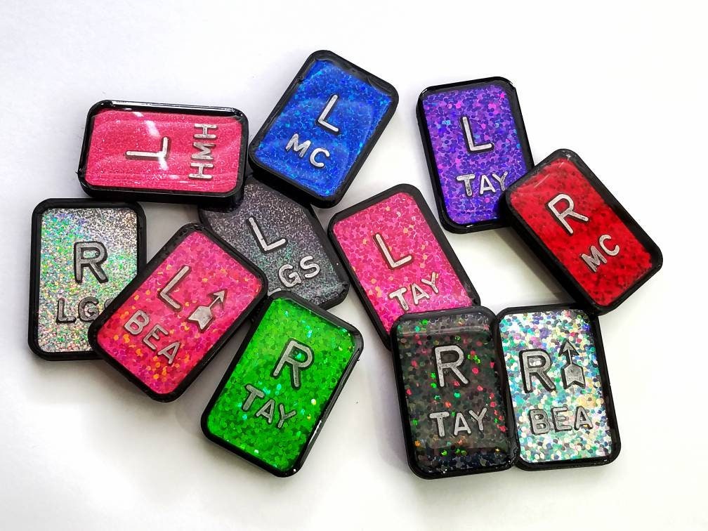 Hand Made Custom Glitter Rectangle, X-ray Tech Gift, Pretty, Blue and  Red X-ray Markers- Magic X-Ray Markers