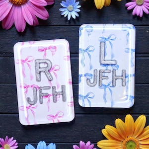 Pastel Coquette Xray Markers - Acrylic Xray Marker - Cute Bow Xray Markers with Initials - Xray Tech Gift - Xray Student - Radiology Markers