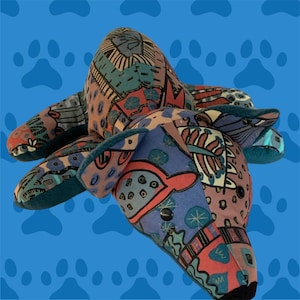 Cuddly toy / soft toy / stuffed toy -- Colorful Fox