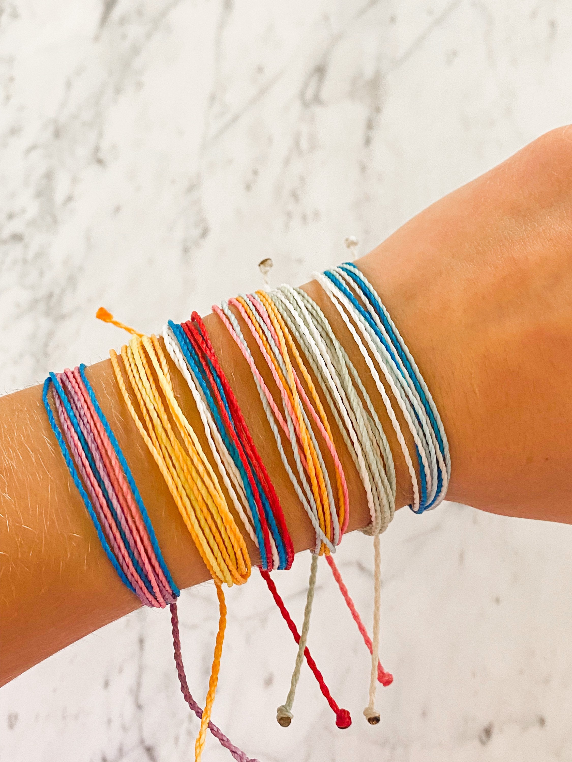 custom wax string bracelets!